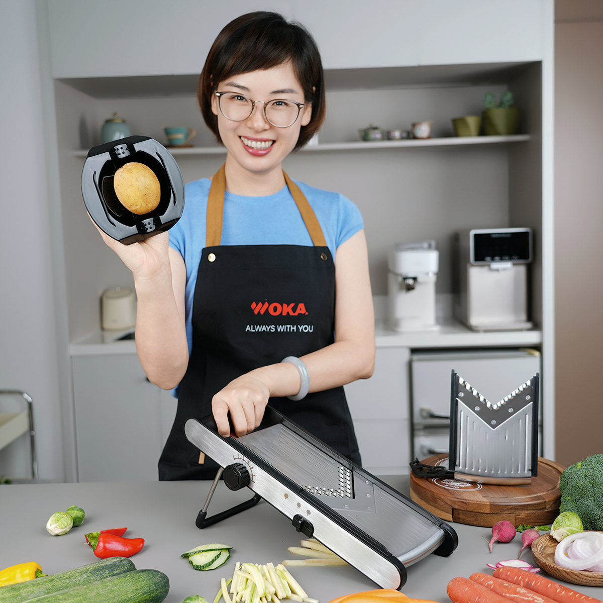 Adjustable V Blade Slicer